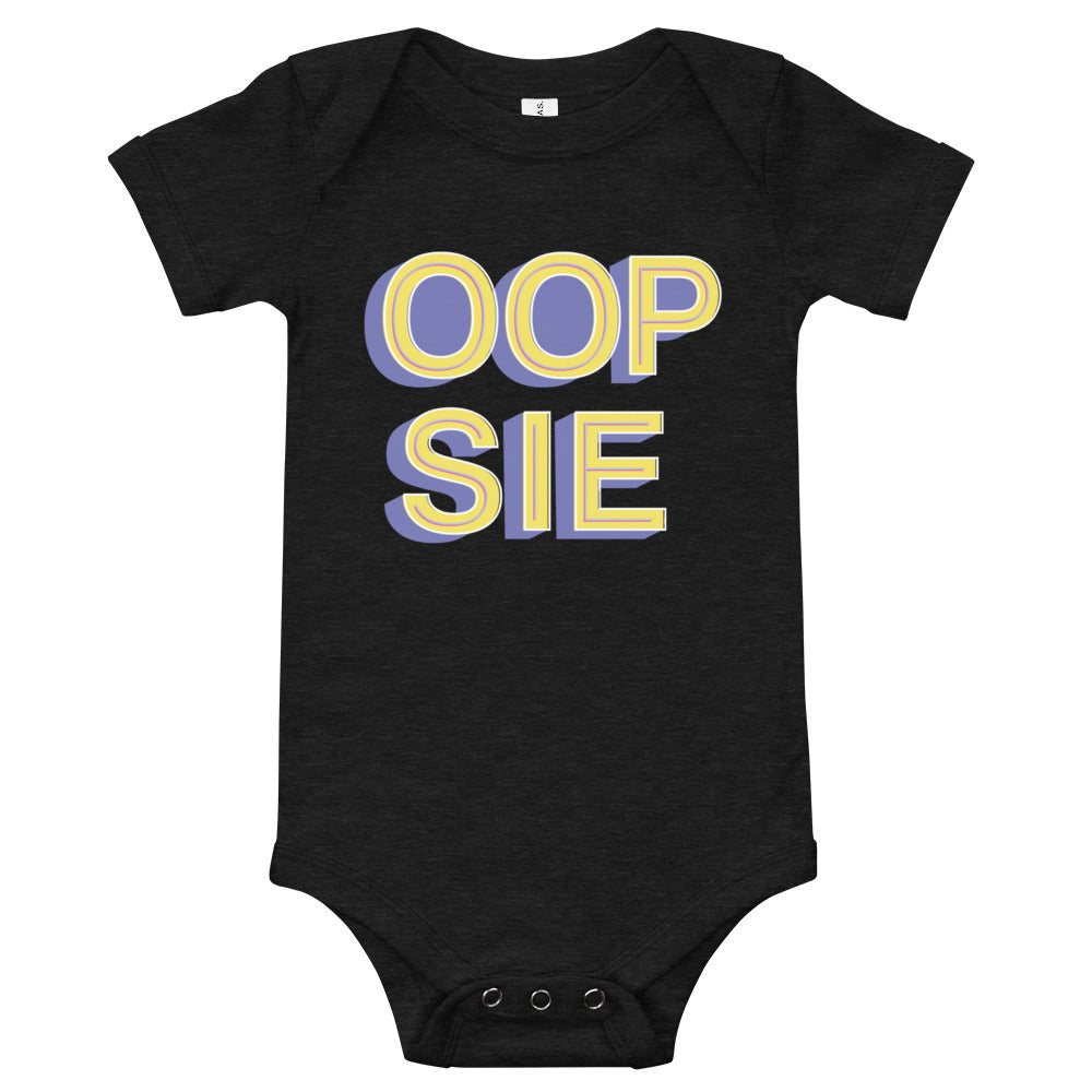 OOPSIE Baby Short Sleeve Onesie