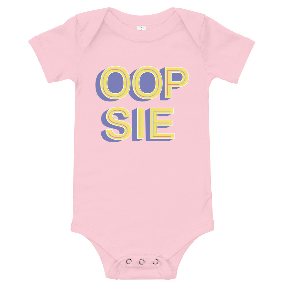 OOPSIE Baby Short Sleeve Onesie