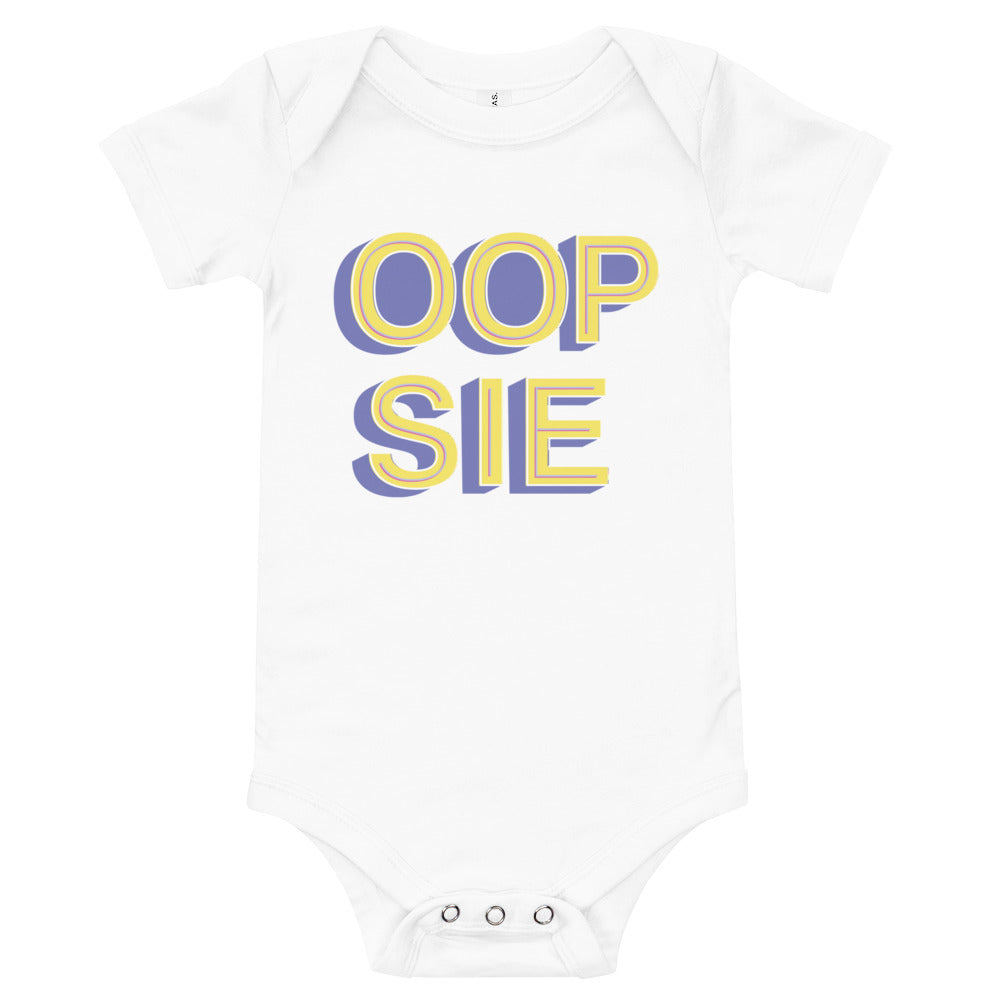 OOPSIE Baby Short Sleeve Onesie