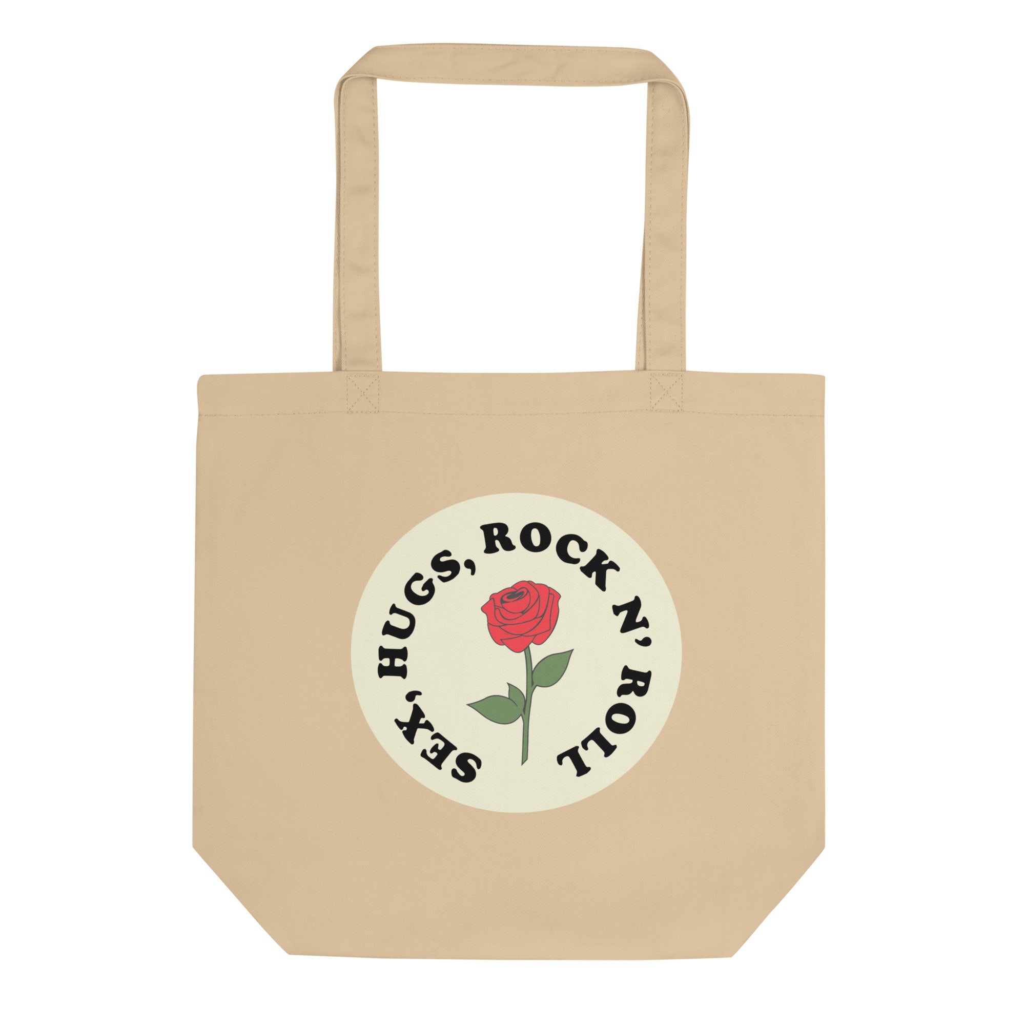 Sex, Hugs, Rock N' Roll Tote Bag