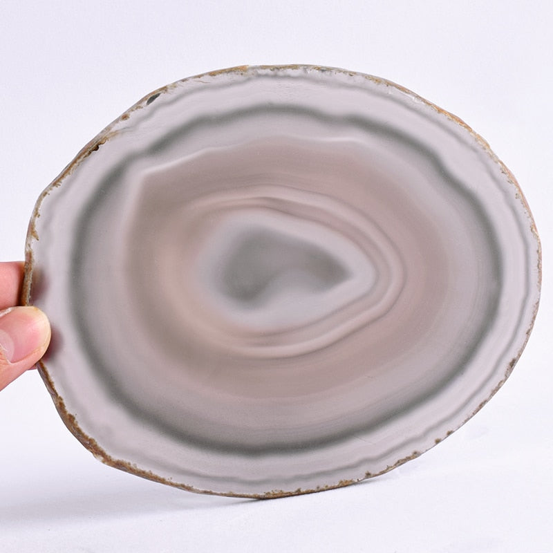 Natural Agate Slice Wine Salver/Jewelry Tray - Cocus Pocus