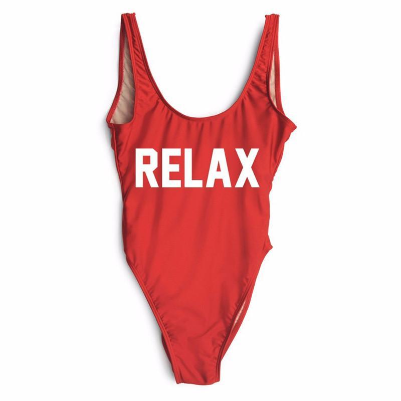 RELAX One Piece Swimsuit - Cocus Pocus