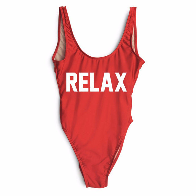 RELAX One Piece Swimsuit - Cocus Pocus