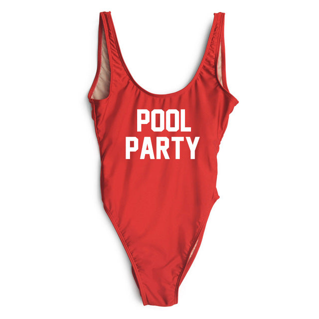 POOL PARTY One Piece Swimsuit - Cocus Pocus