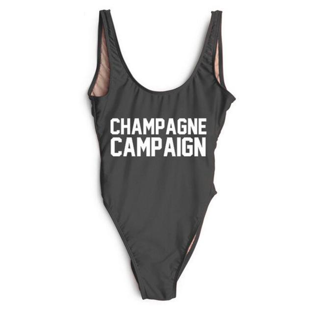 CHAMPAGNE CAMPAIGN One Piece Swimsuit - Cocus Pocus