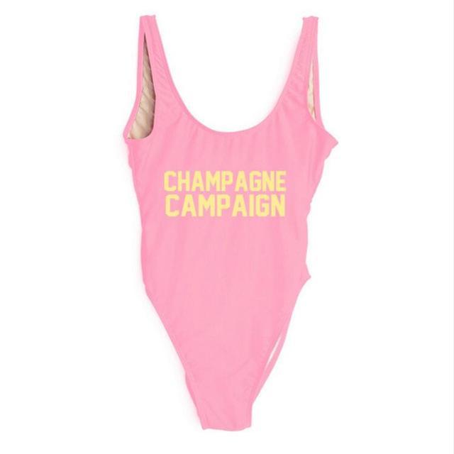 CHAMPAGNE CAMPAIGN One Piece Swimsuit - Cocus Pocus