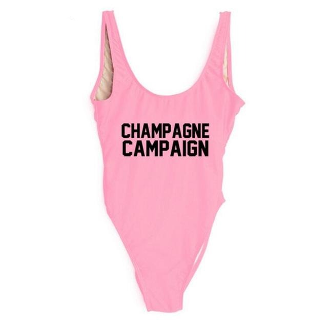 CHAMPAGNE CAMPAIGN One Piece Swimsuit - Cocus Pocus