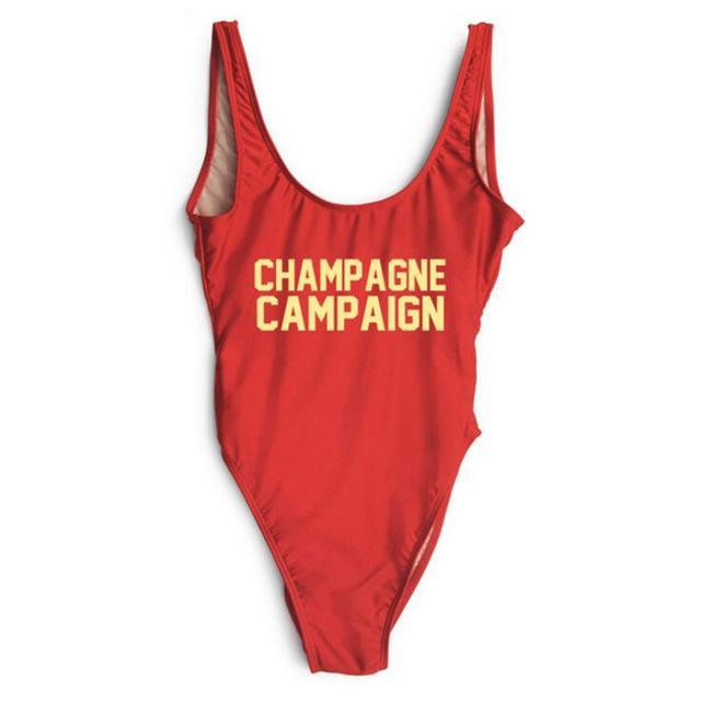 CHAMPAGNE CAMPAIGN One Piece Swimsuit - Cocus Pocus