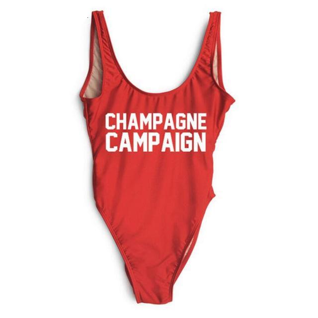 CHAMPAGNE CAMPAIGN One Piece Swimsuit - Cocus Pocus