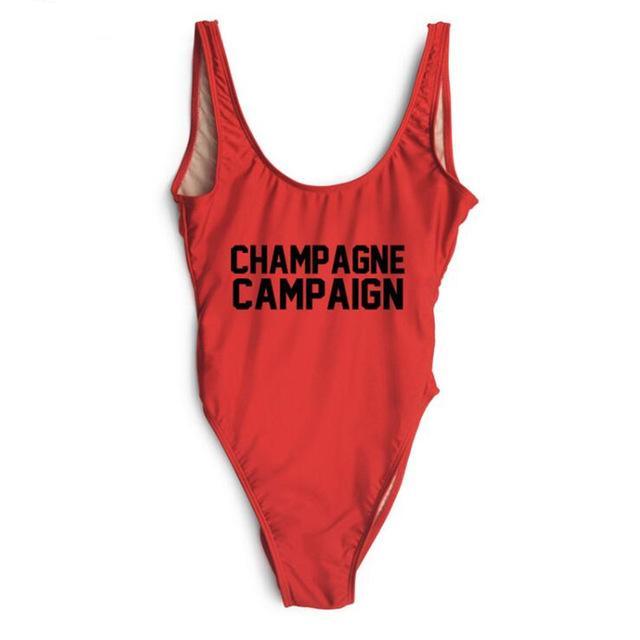 CHAMPAGNE CAMPAIGN One Piece Swimsuit - Cocus Pocus