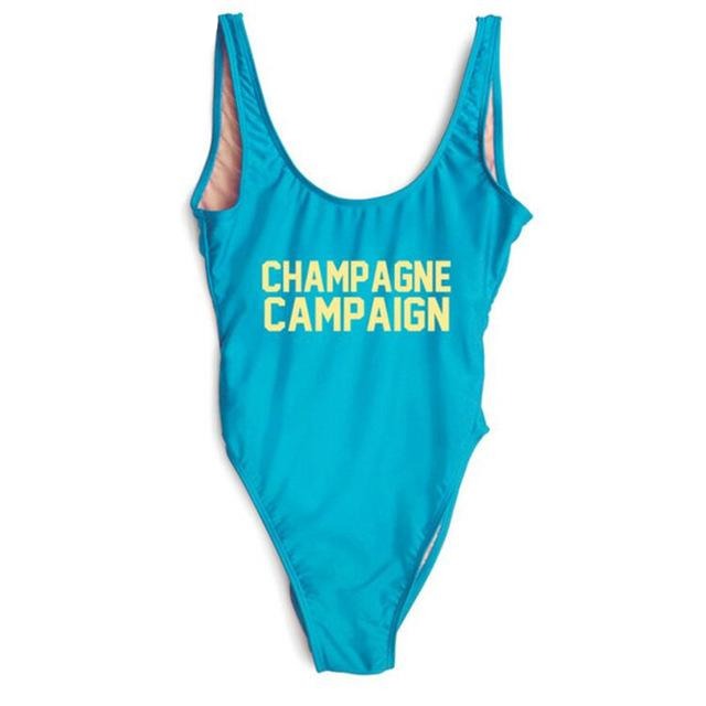 CHAMPAGNE CAMPAIGN One Piece Swimsuit - Cocus Pocus