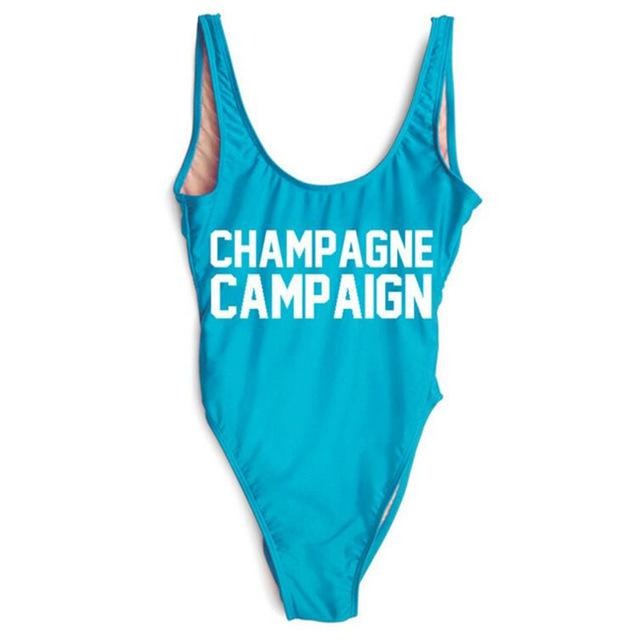 CHAMPAGNE CAMPAIGN One Piece Swimsuit - Cocus Pocus