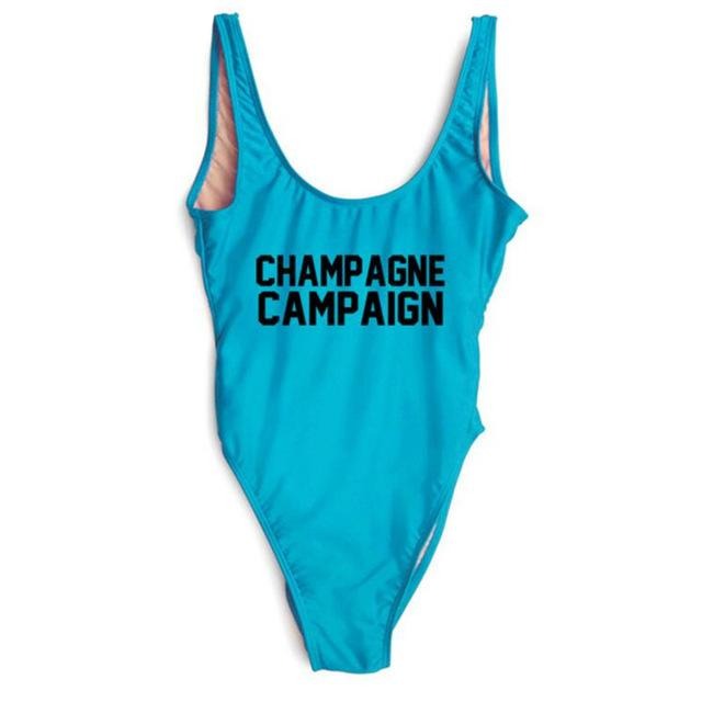 CHAMPAGNE CAMPAIGN One Piece Swimsuit - Cocus Pocus