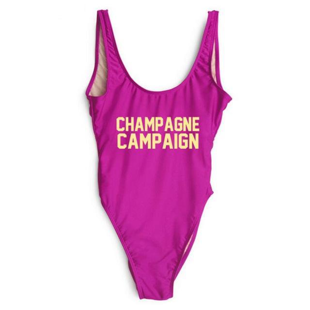 CHAMPAGNE CAMPAIGN One Piece Swimsuit - Cocus Pocus