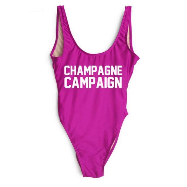 CHAMPAGNE CAMPAIGN One Piece Swimsuit - Cocus Pocus