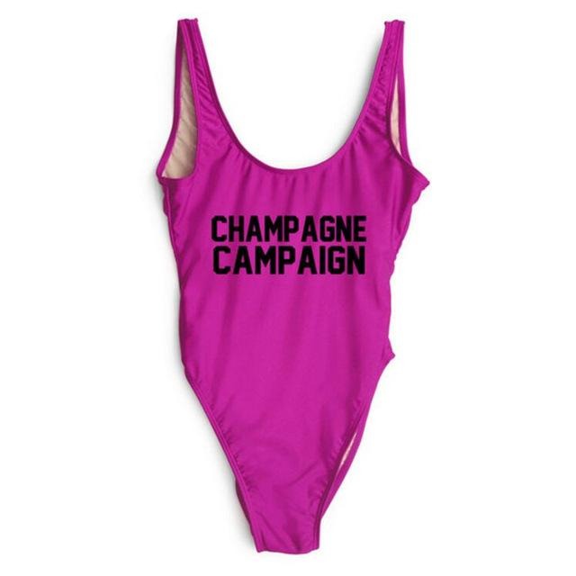 CHAMPAGNE CAMPAIGN One Piece Swimsuit - Cocus Pocus