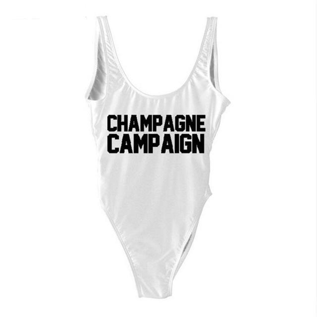 CHAMPAGNE CAMPAIGN One Piece Swimsuit - Cocus Pocus