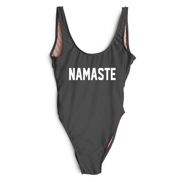 NAMASTE One Piece Swimsuit - Cocus Pocus