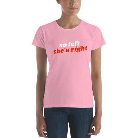 So Left She's Right T-shirt - Cocus Pocus