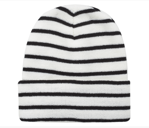 Striped Knitted Beanie