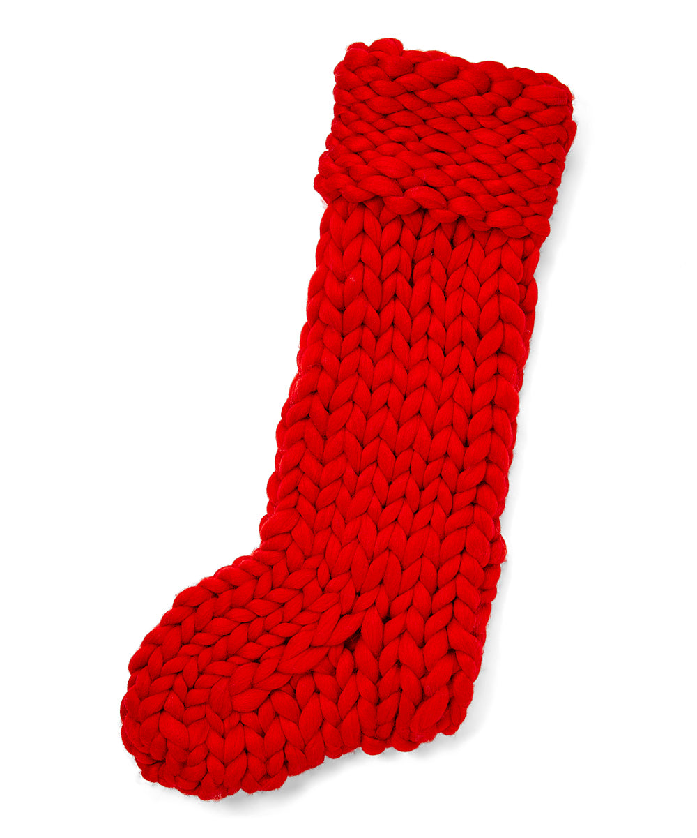 Chunky Knit Christmas Stocking - Cocus Pocus
